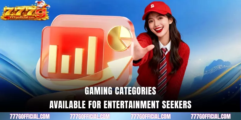 Gaming categories available for entertainment seekers