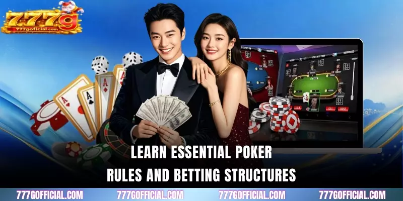 Learn essential poker rules and betting structures