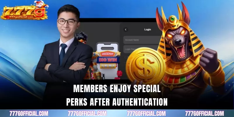 Members enjoy special perks after authentication