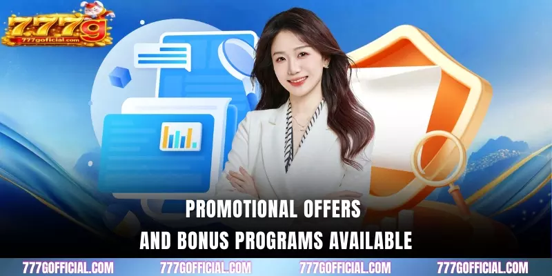 Promotional offers and bonus programs available